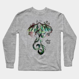 Luna Moth Keys Long Sleeve T-Shirt